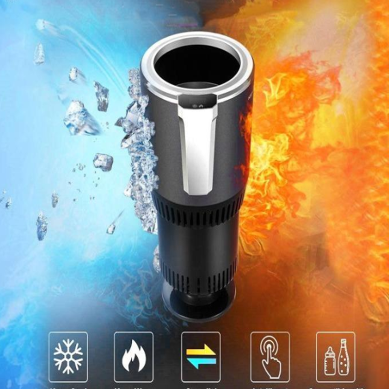 Cartist HY02285-PU 2-in-1 Smart Cooling Heating 12V Car Cup Holder Warmer Cooler